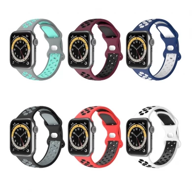 CBIW421 Sport Breathable TPU Wrist Watch Strap For Apple Watch