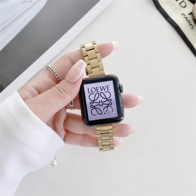 Браслет цепи CBIW431 ремешок из нержавеющей стали для ленты для часов Apple Watch