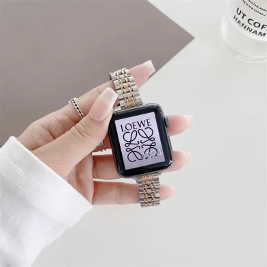 CBIW432 Men Women Luxury Fashion Slim Metal Wristband Stainless Steel Watch Bands For Apple Watch