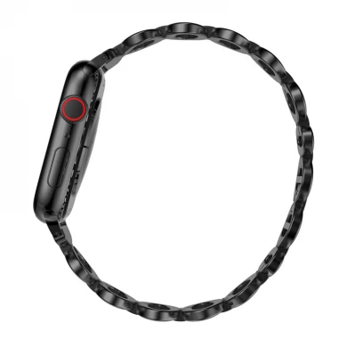 CBIW44 Oval Edelstahl-Uhrenarmband für Apple Watch
