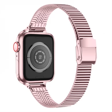 CBIW442 الفرقة ل Apple Watch SE 7 6 5 4 3 2 1 42 ملليمتر 38 ملليمتر 40 ملليمتر 44 ملليمتر المعادن الفولاذ المقاوم للصدأ watchband سوار حزام ل iwatch