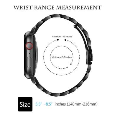 CBIW443 New Design Slim SmartWatch in metallo in acciaio inox cinturino per Apple Watch Band Series 7 6 5 4 3 2 1