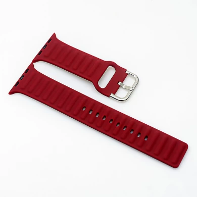 CBIW444 Sport Silicone Watch Strap For Apple Smart Watch Series 7 6 5 4 3 2 1
