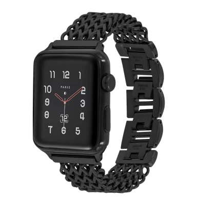 CBIW449 Trendybay Metal Stainless Steel Watchband Bracelet Strap For Apple Watch Series 7 6 5 4 3 SE