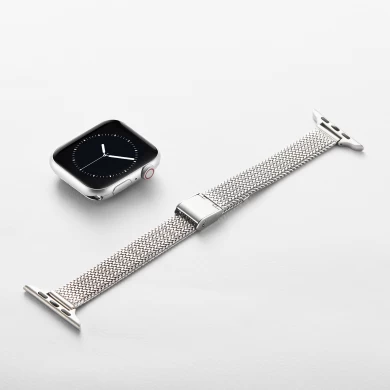 CBIW452 TrendyBay Metal Bransoletka Pasek ze stali nierdzewnej do zespołów Apple Watch Series 7 6 5 4 3 2 1