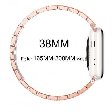 CBIW455 TrendyBay Banconota a sgancio rapido a sgancio a sbalzo a forma di rame cinturino in rame per Apple Watch Series 7 6 5 4 3 2 1 SE