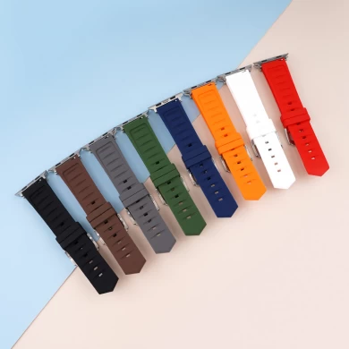 CBIW465 Sport Soft Silicone Watch Bands for Apple Watch Ultra 49mm Series 8/7/6/5/4/3