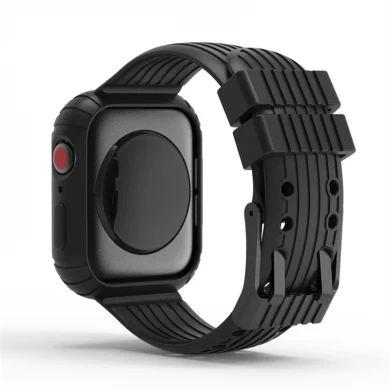 CBIW466 voor Apple Horloge Siliconen Band met beschermhoes voor Iwatch-serie 5 6 40 mm 44mm