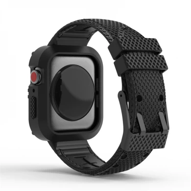 CBIW466 voor Apple Horloge Siliconen Band met beschermhoes voor Iwatch-serie 5 6 40 mm 44mm