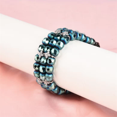 CBIW470 Bling Crystal Beads Jewelry Bracelet Watch Strap For Apple Watch 41mm 45mm 40mm 38mm 42mm 44mm