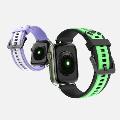 CBIW474 Sport Silicone Strap For Apple Watch 38mm 42mm 40mm 44mm 41mm 45mm