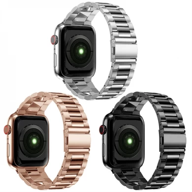 CBIW476 Solid Business Roestvrijstalen horlogeband band voor Apple Iwatch Series 7 6 5 4 3 2 1 SE