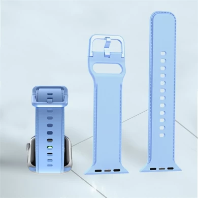 CBIW486 Silicone Bands Strap For Apple Watch Series 7 6 5 4 3