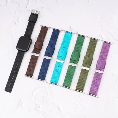 CBIW500 Band nylon tissé tressé pour Apple Watch Strap Series 7 SE 6 5 4 3 2 1