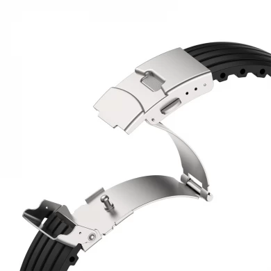 CBIW519 Business Fashion Silicone Watch Sangle pour Apple Watch
