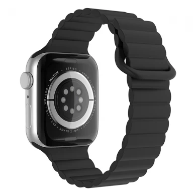 CBIW523 Magnetic Loop Strap Silicone Watch Band For Apple Watch 44mm 40mm 41mm 45mm 38mm 42mm