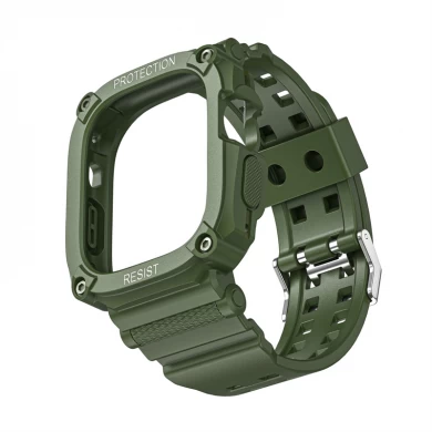 CBIW534 Sport Rugged TPU Watch Band dla Apple Iwatch Ultra 49 mm z ochronną osłoną