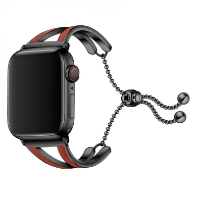 Bracelet de montre de bracelet de bijoux en métal en acier inoxydable CBIW54 pour Apple Watch série 4 3