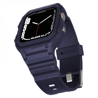 CBIW545 Mens Sports Watch Силиконовый ремешок для Apple Watch Band 45 мм 44 мм 42 мм