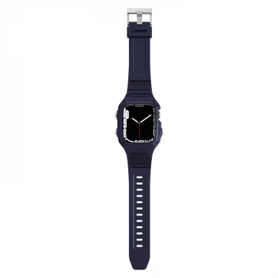 CBIW545 Męskie sportowe strapy silikonowe dla Apple Watch Band 45 mm 44 mm 42 mm