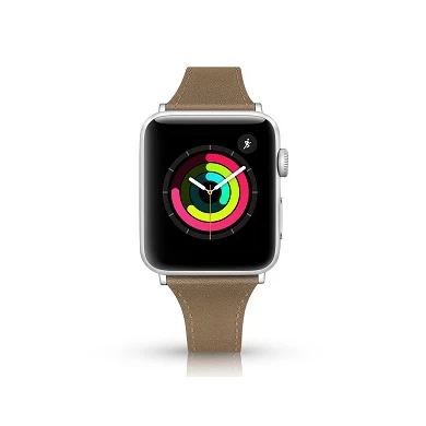 CBIW56 Smukły skórzany pasek do zegarka dla zegarka Apple