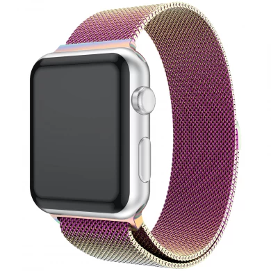 CBIW61 Magnetic Closure Milanese Loop Watch Band For iWatch