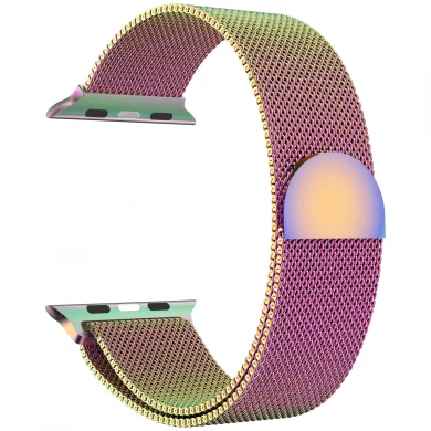 CBIW61 Cierre magnético Milanese Loop Watch Band para iWatch