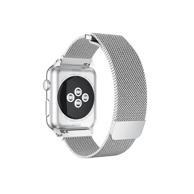 CBIW64 Manyetik Mesh Milanese Paslanmaz Çelik Watch Band Apple Watch İçin