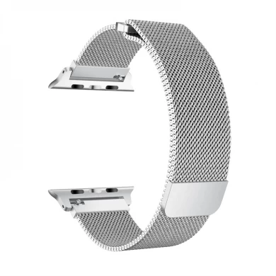 CBIW64 Mesh Milanese Stainless Steel Watch Strap For Apple Watch 49mm 45mm 41mm 44mm 40mm 42mm 38mm