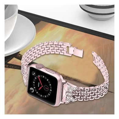 Bande de montre en alliage de luxe CBIW72 pour bracelet de montre intelligente iWatch