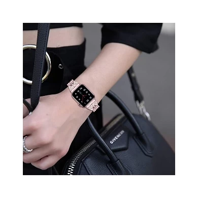 CBIW72 Luxury Alloy Watch Band For iWatch Smart Watch Strap