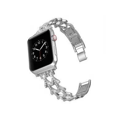 CBIW74 Nouveau Design Bling Bande De Montre En Métal Pour Apple Watch