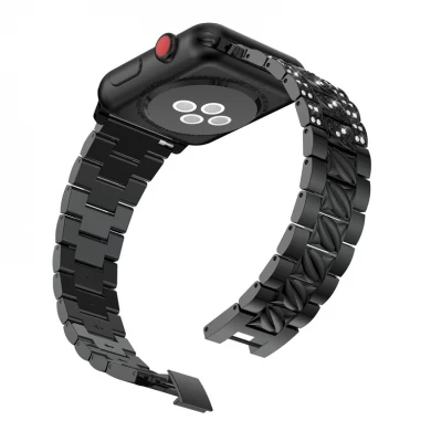 CBIW904 Apple Watch Diamond roestvrij stalen horlogeband