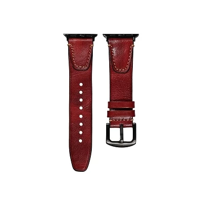 CBIW93 Top Grain Genuine Leather Watch Bands For Apple Watch