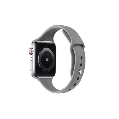 Bande de montre en silicone sport mince CBIW99 pour la série Apple Watch 5 4 3 2 1