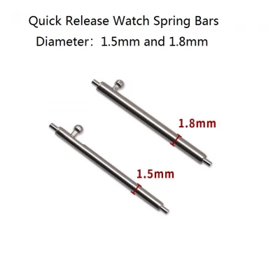 CBSB-01 1.5mm 1.8mm Stainless Steel Quick Release Watch Spring Bars