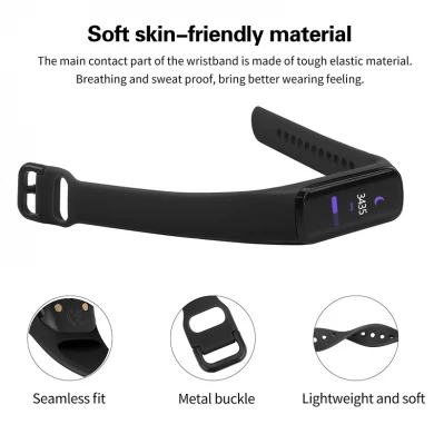 CBSF01 Silicone Smart Watch Band  For Samsung Galaxy Fit E R375