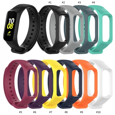 CBSF02 Adjustable Soft Silicone Watch Strap For Samsung Galaxy Fit E R375