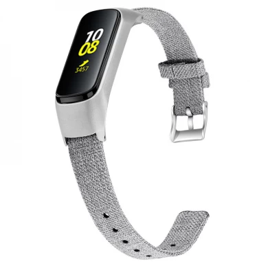CBSF04 Canvas Smart Watch Band For Samsung Galaxy Fit E R375