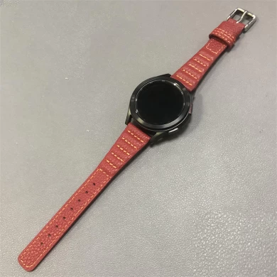 CBSGW-03 Trendybay Fabrikant Groothandel Lederen Horlogeband voor Samsung Galaxy Horloge4 44mm 40mm 42mm 46mm 46 mm