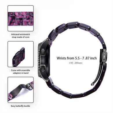 CBSGW-06 Kleurrijke harspolkoppeling Wachtband voor Samsung Galaxy Watch 5 Pro 40mm 44 mm