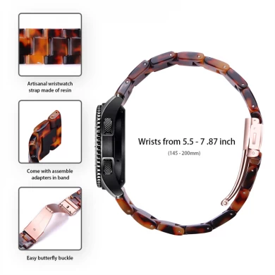 CBSGW-06 TrendyBay Samsung Galaxy Watch4 için Katlanır Toka Reçine Watch Band Kayışı 44mm 40mm Klasik 42mm 46mm