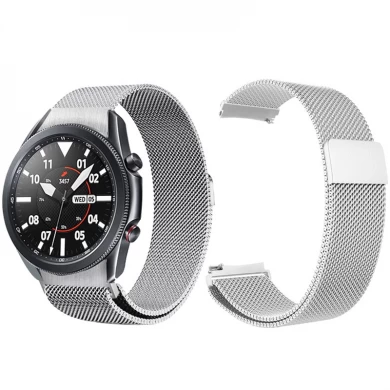 CBSGW-21 Magnetyczna klamra metalowa siatka Milanese Pętla zegarkowa pasek opaski dla Samsung Galaxy Watch5 Pro 40mm 44 mm