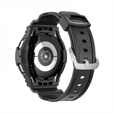 CBSGW-23 SPORT SPORT TPU STRAPS Bandes pour Samsung Galaxy Watch 4 40mm 44mm avec étui de protection