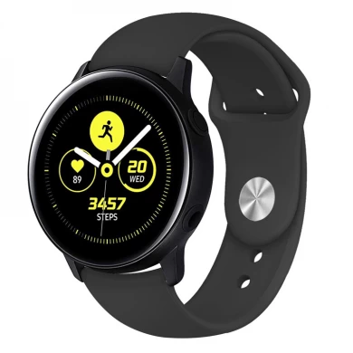 CBSW20 Sport Soft Silicone Replacement Band For Samsung Galaxy Watch Active