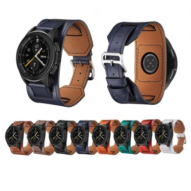 CBSW206 20 mm luxe lederen polsband voor Samsung Watch Active 2 horlogebanden