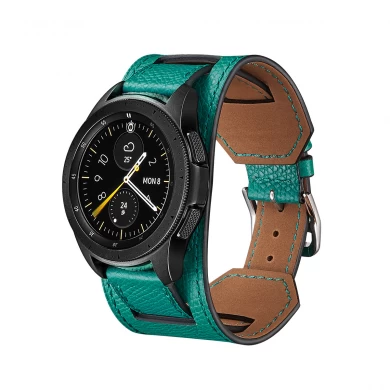 CBSW206 20mm Luksusowy skórzany pasek na nadgarstek do zegarków Samsung Watch Active 2