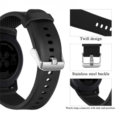 CBSW21 Sport, correa de reloj de pulsera de caucho de silicona para Samsung Galaxy Watch Active
