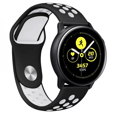 CBSW24  Silicone Rubber Wrist Watch Band For Samsung Galaxy Watch Active