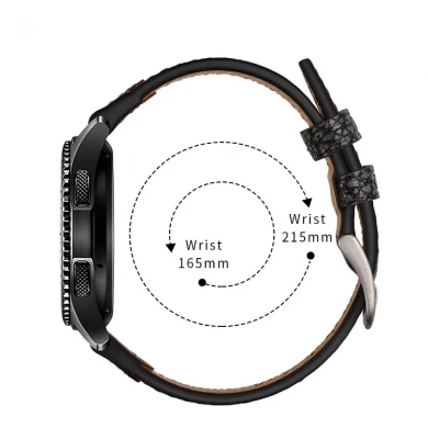 삼성 기어 S3에 대한 CBSW413 정품 가죽 시계 밴드